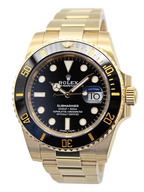 gold sub rolex|rolex submariner gold dial.